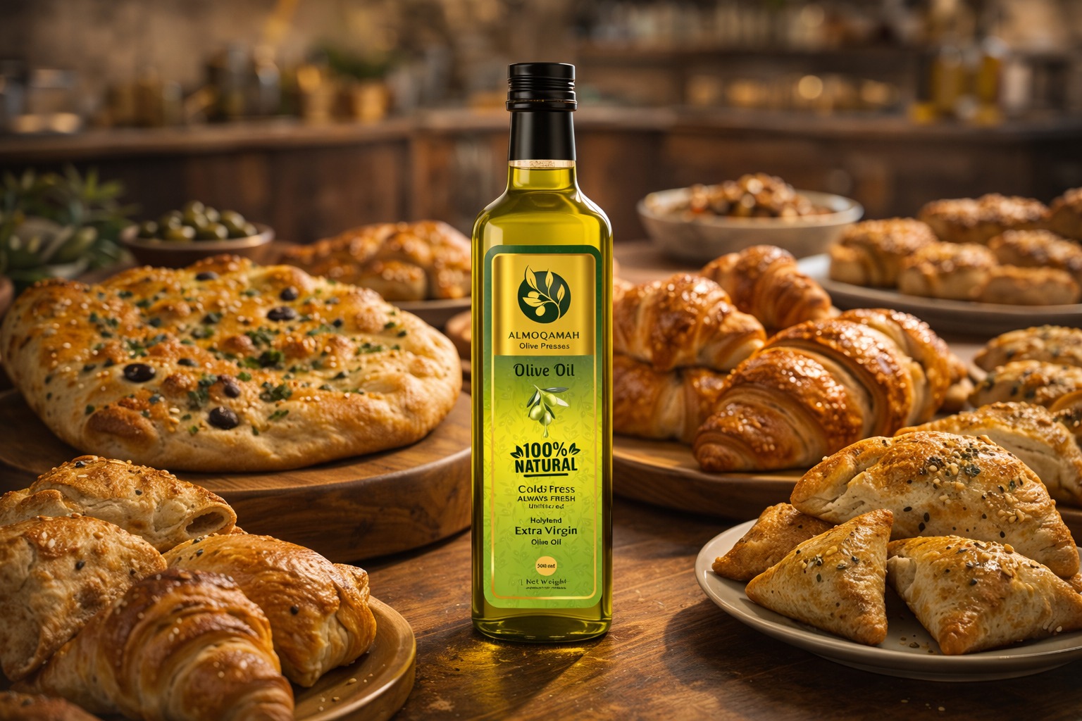 Olive oil serving