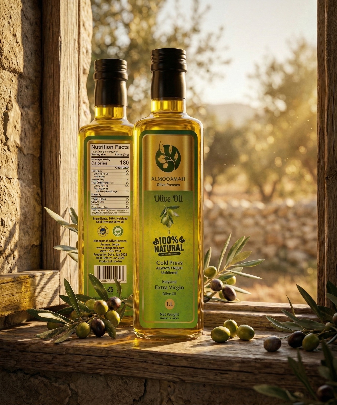 Northern Jordan olive grove